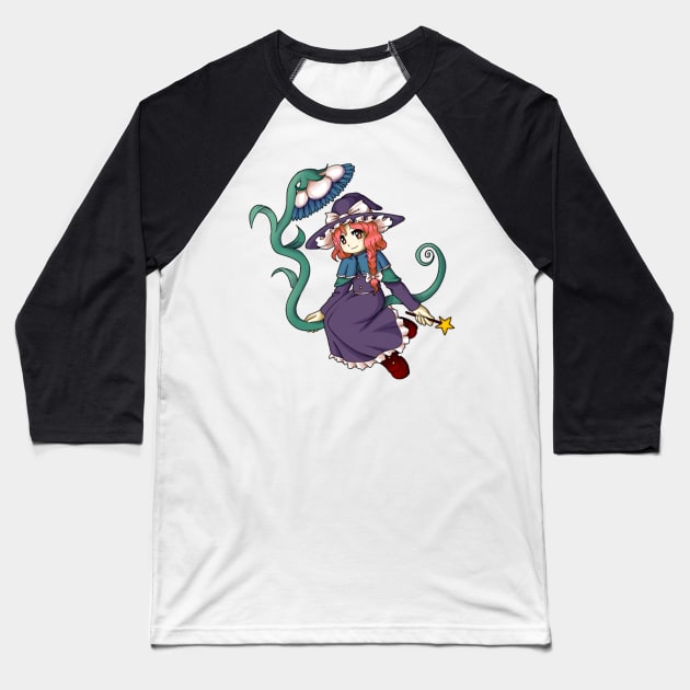 Windows Styled Marisa (Red haired) Baseball T-Shirt by maverickmichi